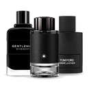 PACK 3 PARFUMES: TOM FORD OMBRE LEATHER, GIVENCHY GENTLEMAN, MONTBLANC EXPLORER 100ML